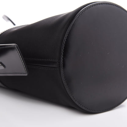 Prada Tessuto Spazzolato Ouverture Bucket Bag Black 9 of 10