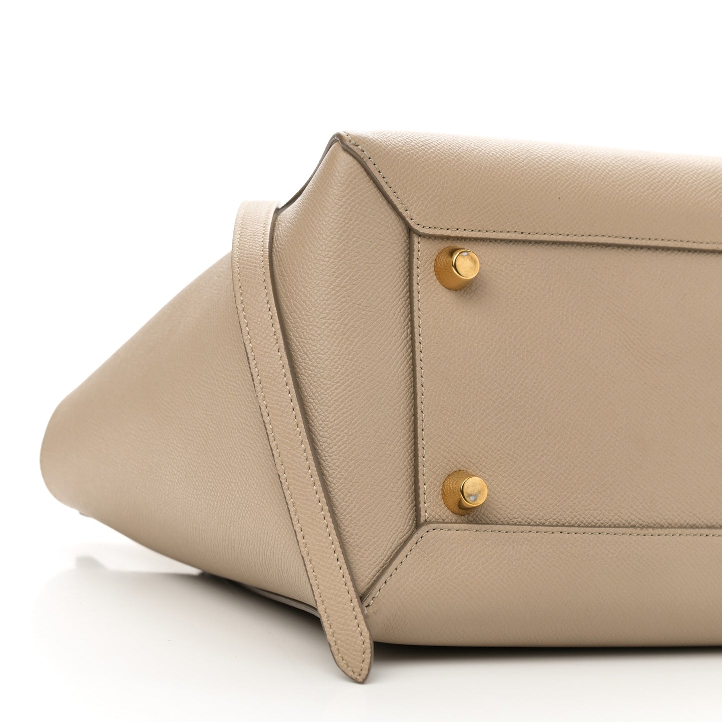 Grained Calfskin Mini Belt Bag Light Taupe