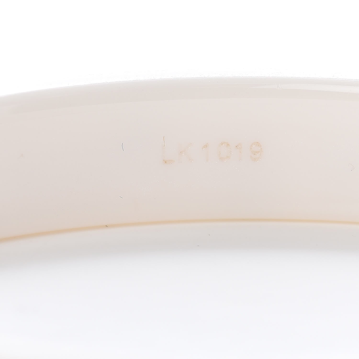 Louis Vuitton Resin Swarovski Medium Inclusion Bracelet PM White 4 of 4