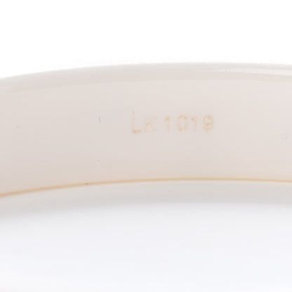 Louis Vuitton Resin Swarovski Medium Inclusion Bracelet PM White 4 of 4