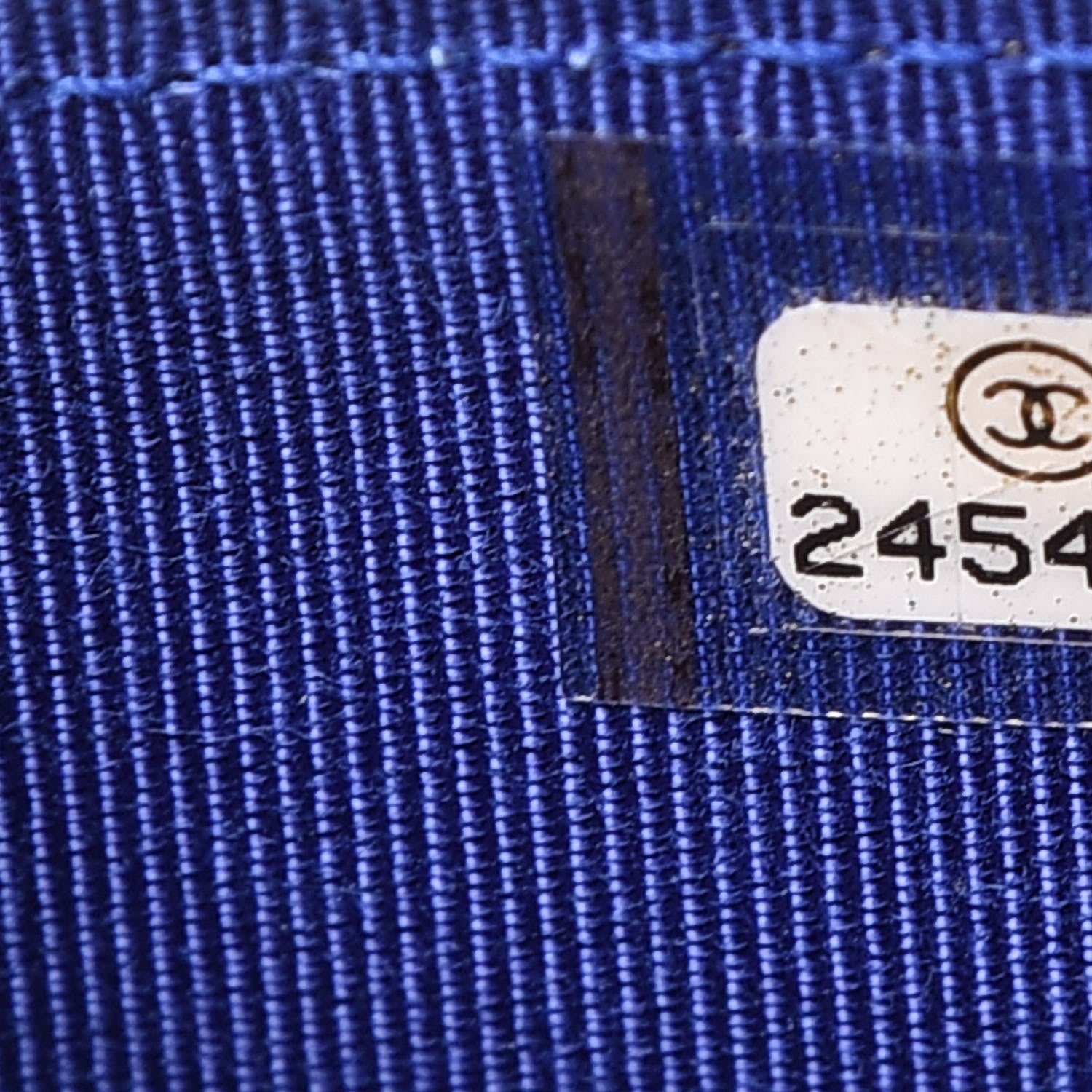 Chanel Lambskin Quilted Card Holder Wallet Blue 8 of 8