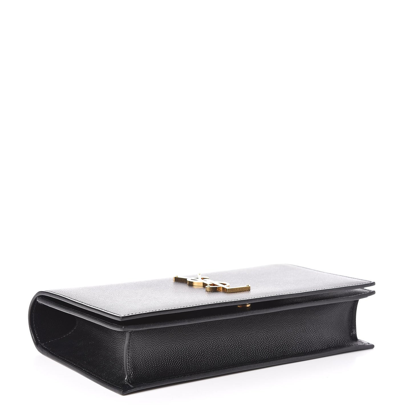 Grain De Poudre Classic Monogram Kate Clutch Black
