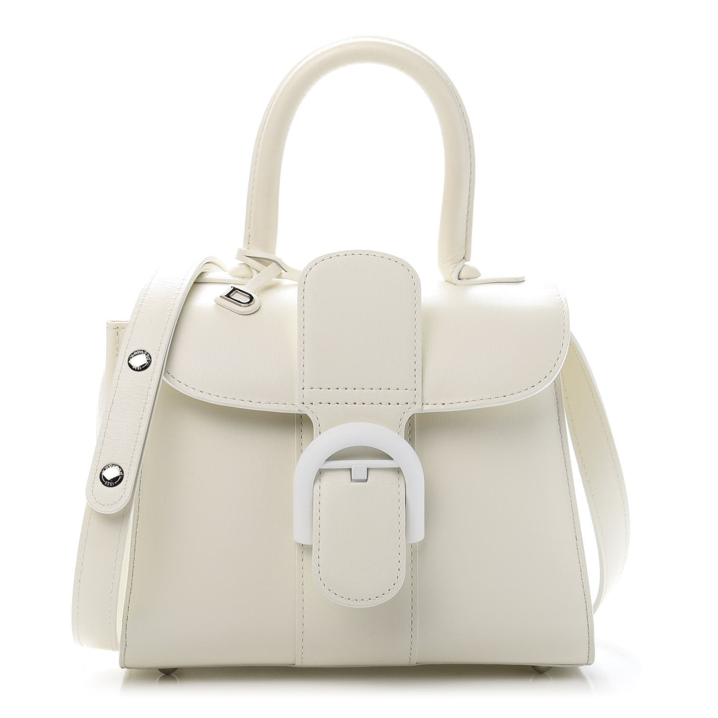 Calfskin Mini Brillant Satchel Ivory