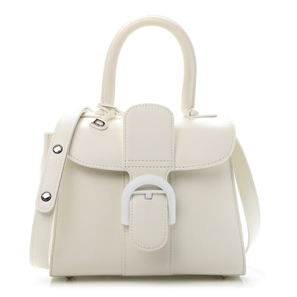 Delvaux Calfskin Mini Brillant Satchel Ivory 3 of 14