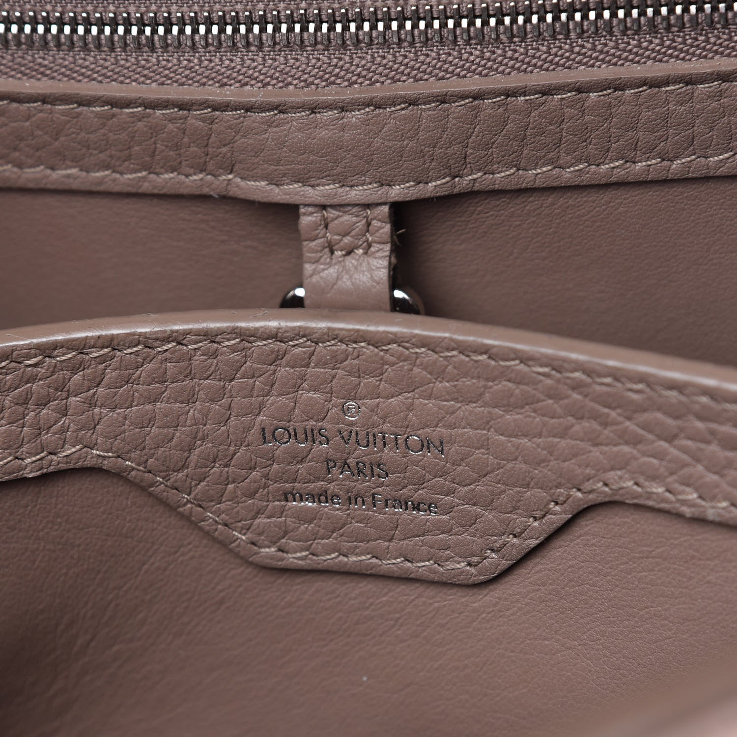 Louis Vuitton Taurillon Capucines BB Magnolia 8 of 11