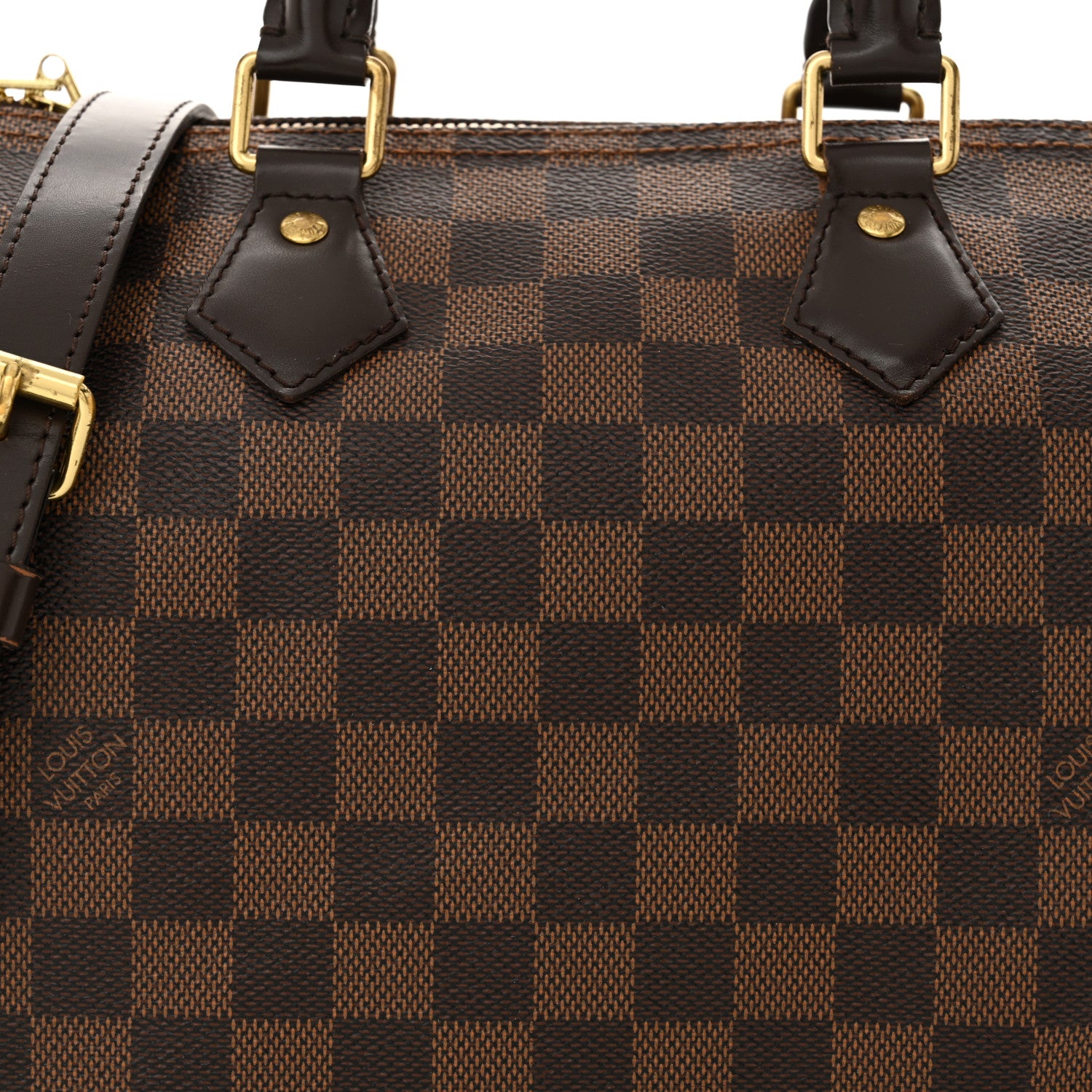 Louis Vuitton Damier Ebene Speedy Bandouliere 25 9 of 15