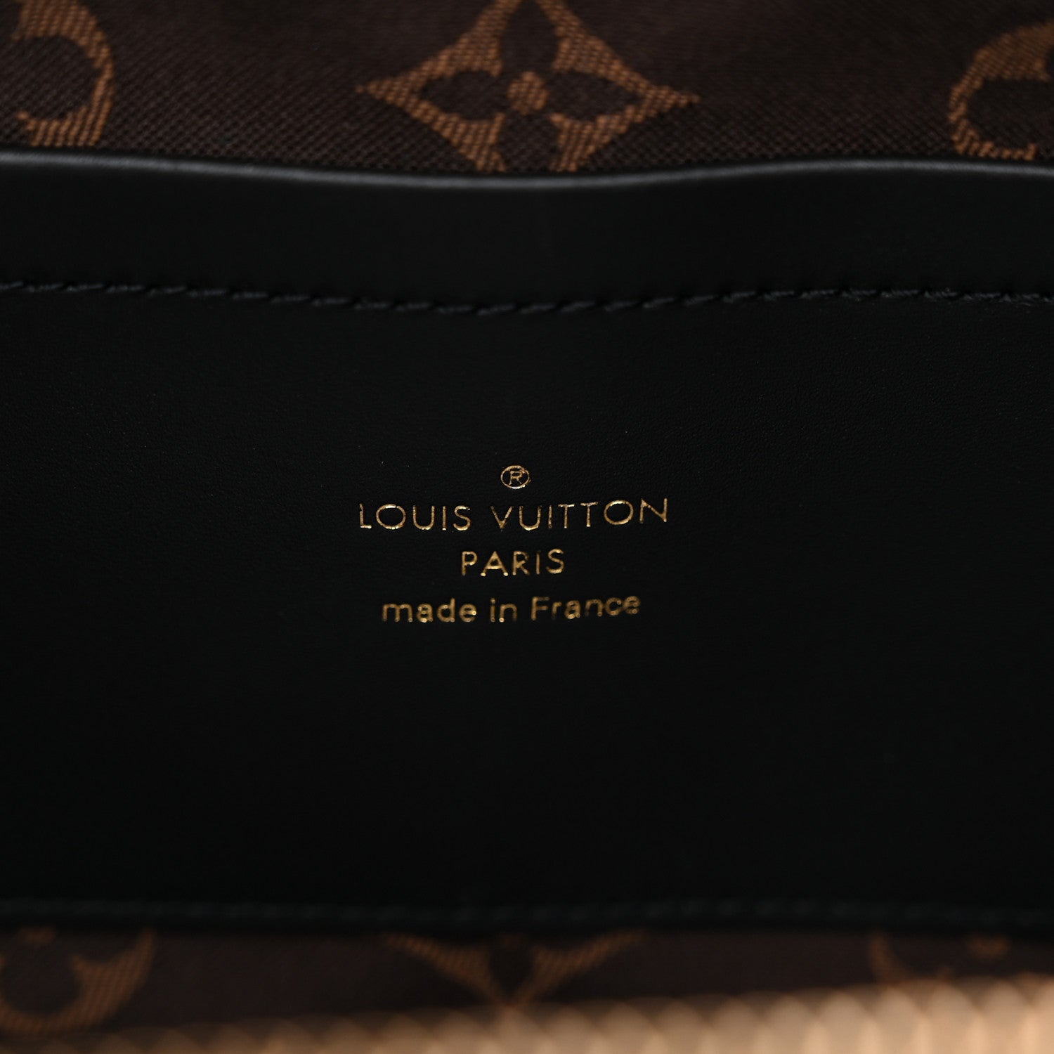 Louis Vuitton Calfskin Monogram Embossed Utility Crossbody Black 6 of 9