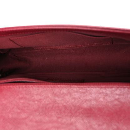 Chanel Caviar Chevron Quilted New Medium Boy Flap Red 5 of 10