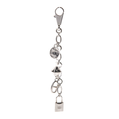 Hermes Palladium Olga Bag Charm Silver 1 of 3