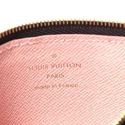 Louis Vuitton Damier Ebene Recto Verso Card Holder Rose Ballerine 5 of 6