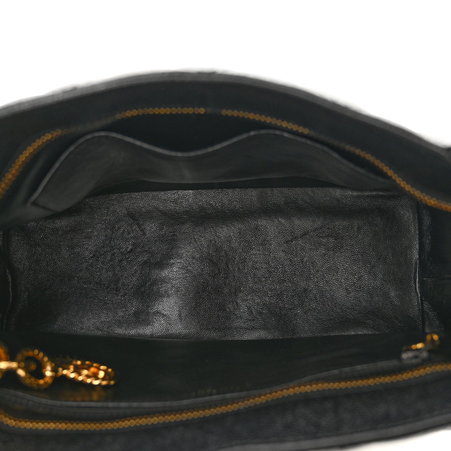 Caviar Quilted Medallion Tote Black