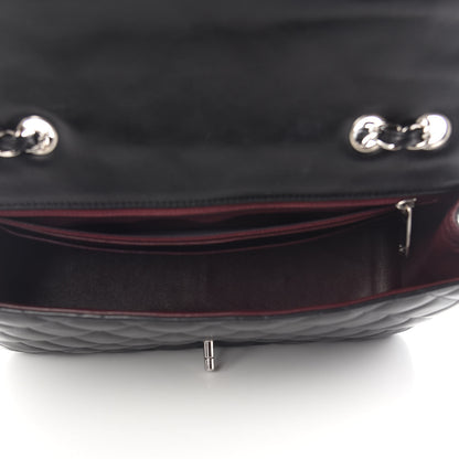 Chanel Lambskin Quilted Jumbo Single Flap Black 4 of 10