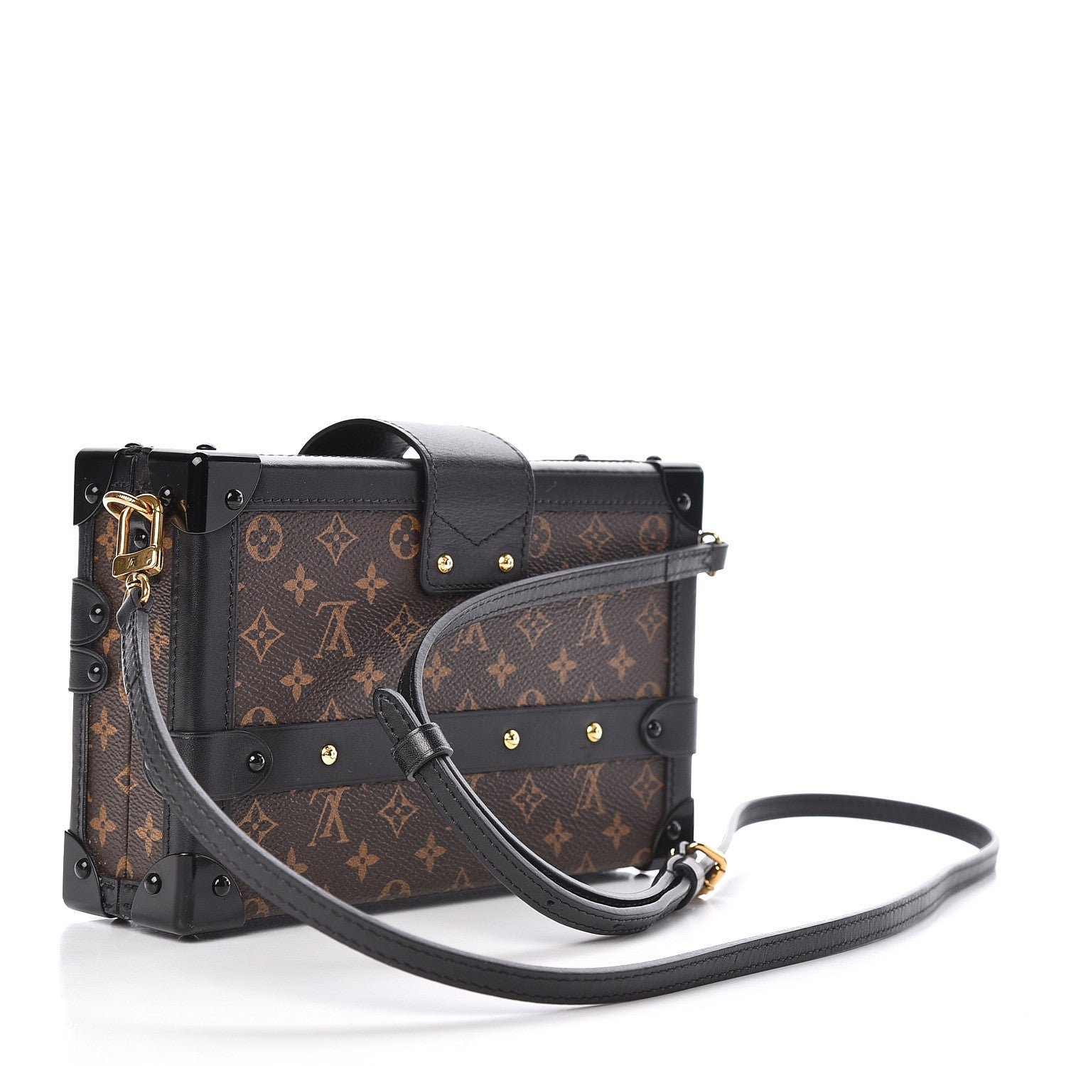 Louis Vuitton Monogram Petite Malle Black 3 of 9