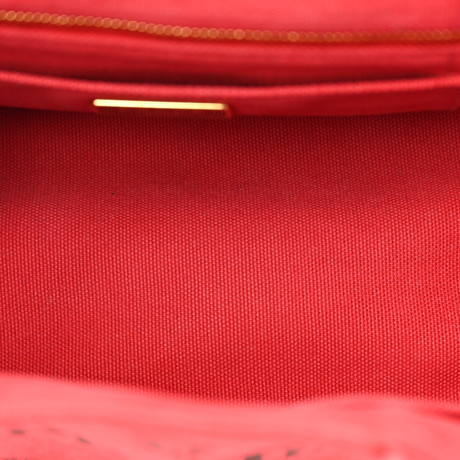 Prada Canapa Small Logo Tote Rosso 5 of 10