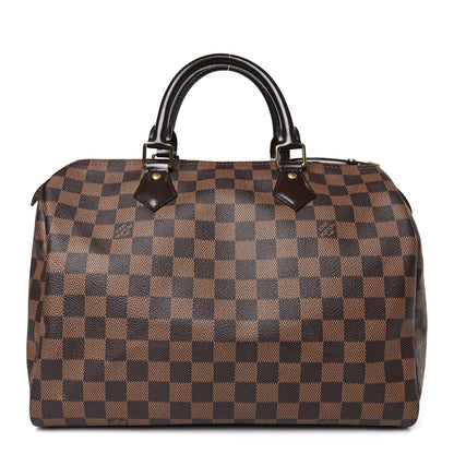 Louis Vuitton Damier Ebene Speedy 30 1 of 8