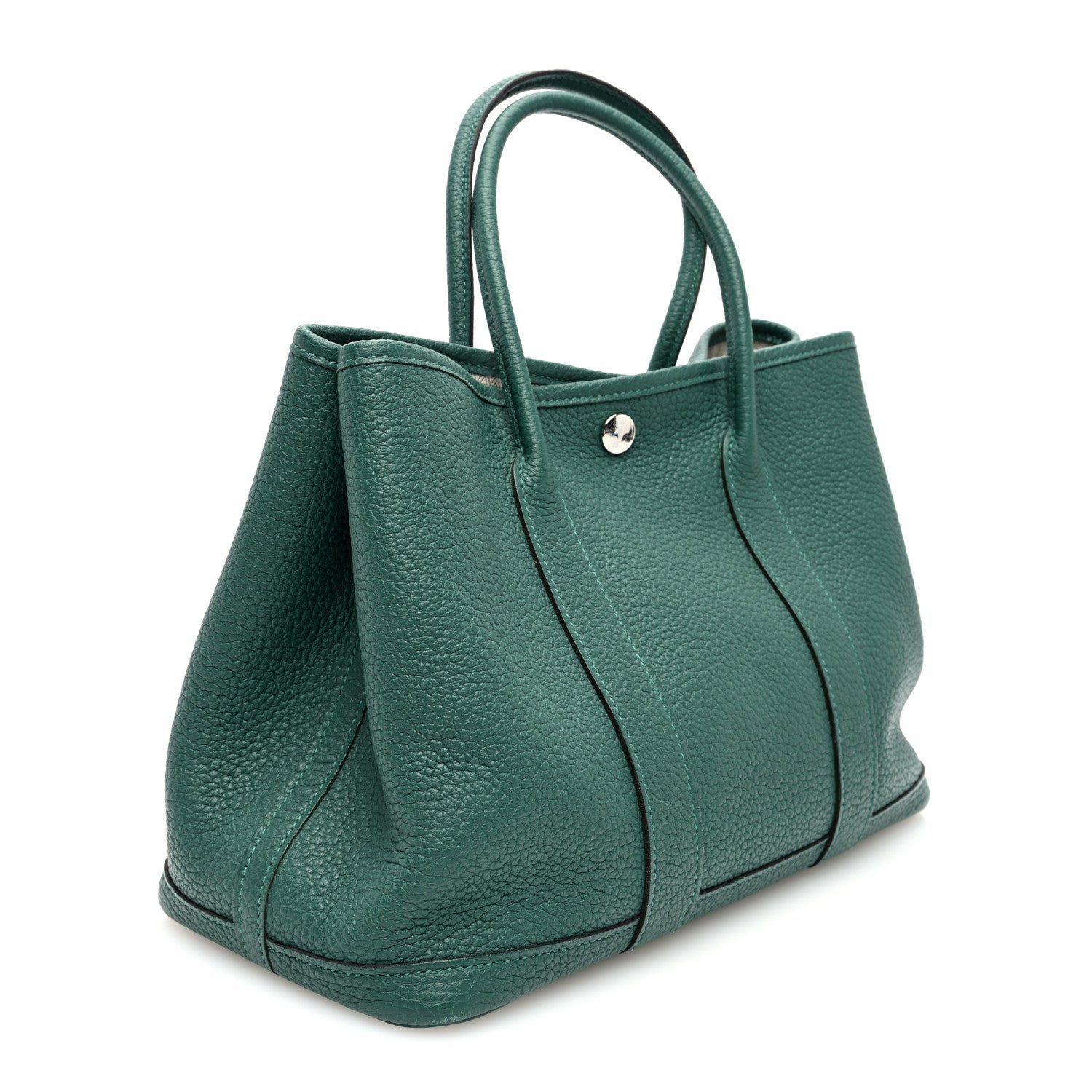 Hermes Negonda Garden Party Tote 30 TPM Malachite 3 of 10