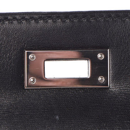 Hermes Box Kelly Cut Clutch Black 17 of 24