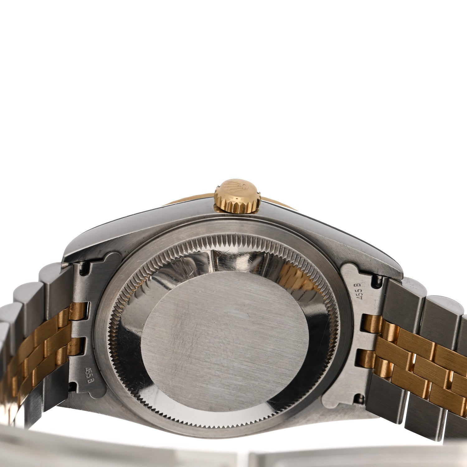 Rolex Stainless Steel 18K Yellow Gold 36mm Oyster Perpetual Datejust Watch Champagne Linen 16233 4 of 4