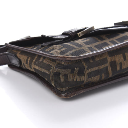 Fendi Zucca Calfskin Shoulder Bag Tobacco 6 of 12