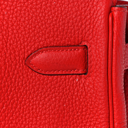 Hermes Togo Birkin 30 Rouge Coeur 10 of 33