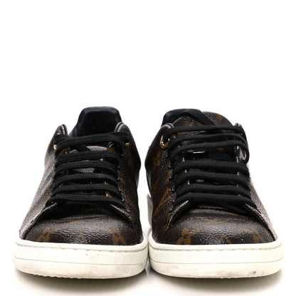 Louis Vuitton Patent Monogram Frontrow Sneakers 37 3 of 14