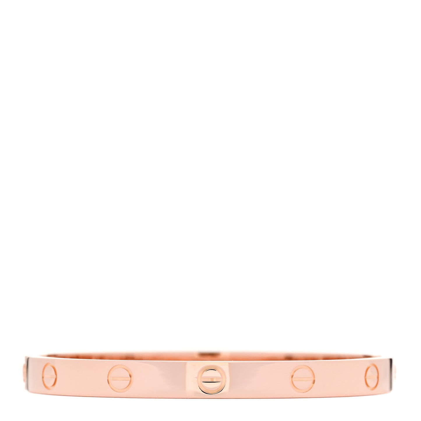 18K Pink Gold LOVE Bracelet 17
