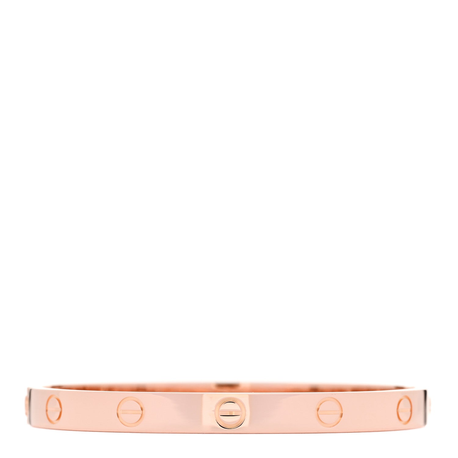 Cartier 18K Pink Gold LOVE Bracelet 17 1 of 6