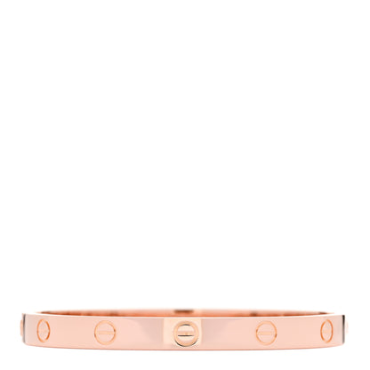 Cartier 18K Pink Gold LOVE Bracelet 17 1 of 6