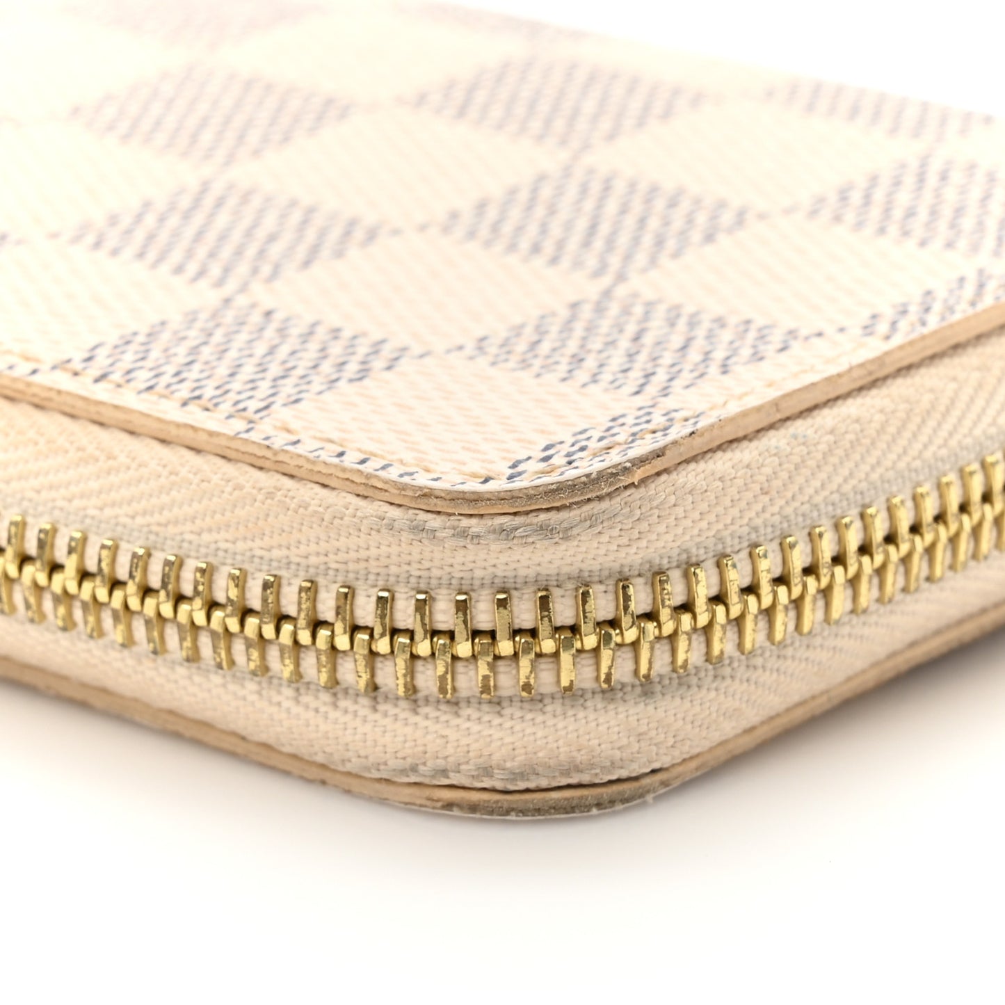 Damier Azur Clemence Wallet Rose Ballerine