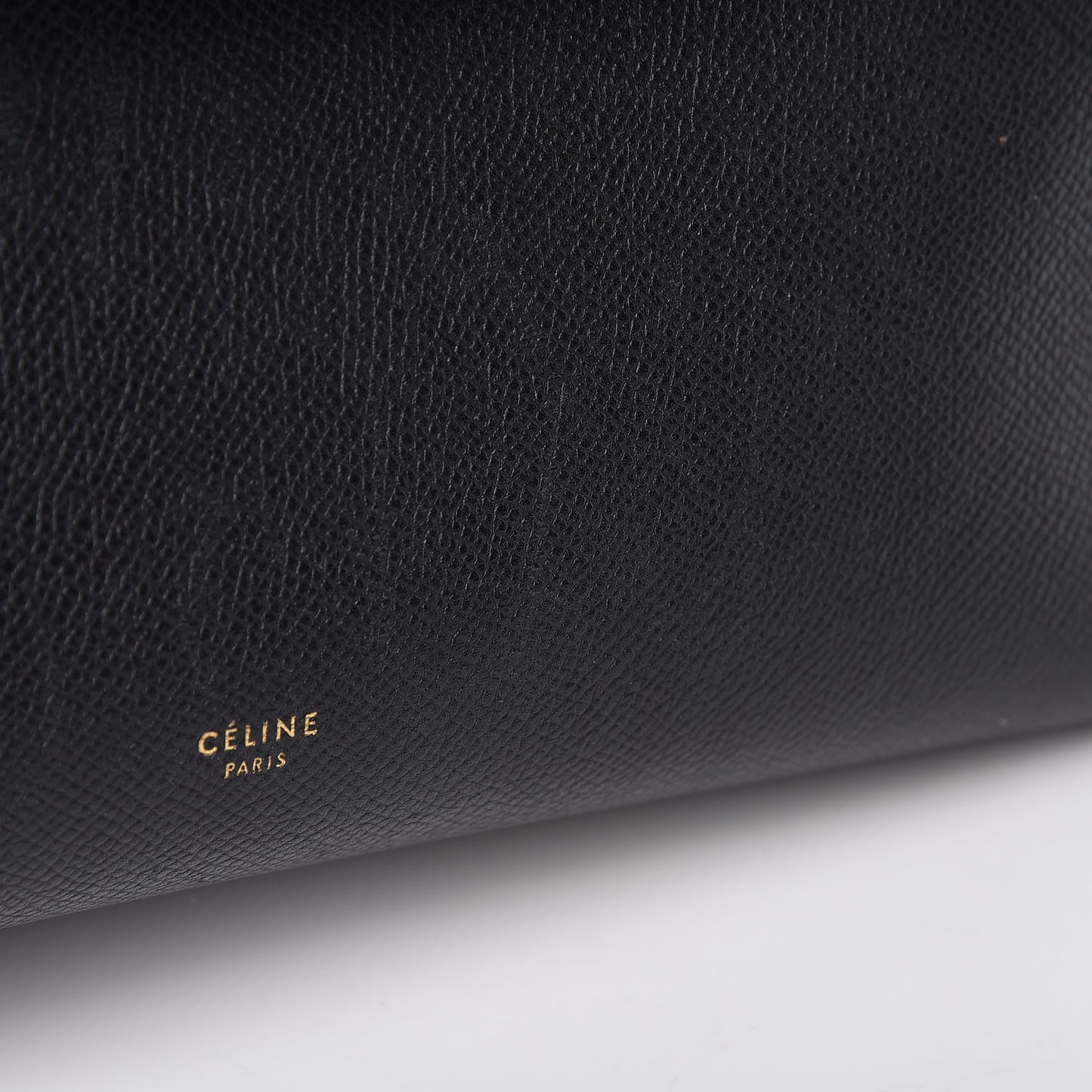 Grained Calfskin Mini Belt Bag Black