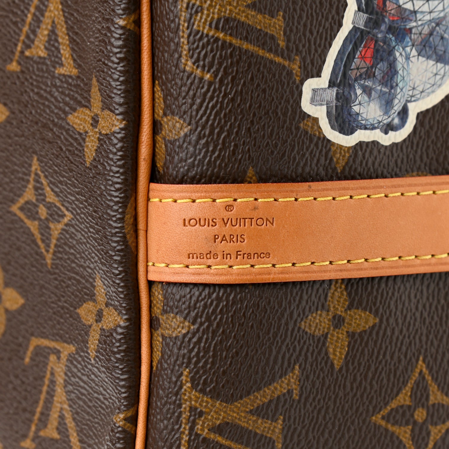 Louis Vuitton Monogram World Tour Speedy Bandouliere 30 5 of 8