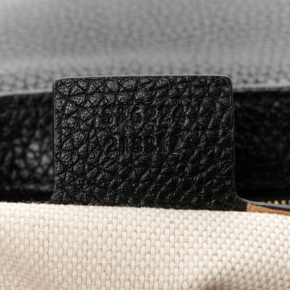 Gucci Pebbled Calfskin Medium Soho Flap Crossbody Black 7 of 11