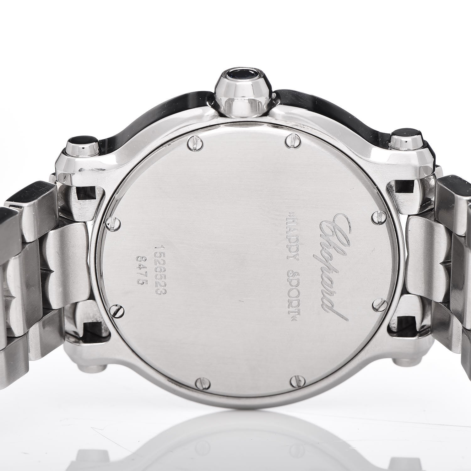 Chopard Stainless Steel 7 Diamond 36mm Happy Sport Quartz Watch 6 of 7