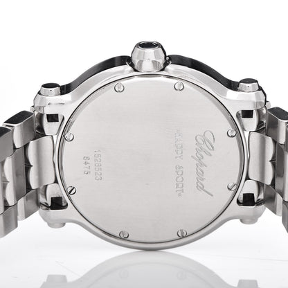 Chopard Stainless Steel 7 Diamond 36mm Happy Sport Quartz Watch 6 of 7