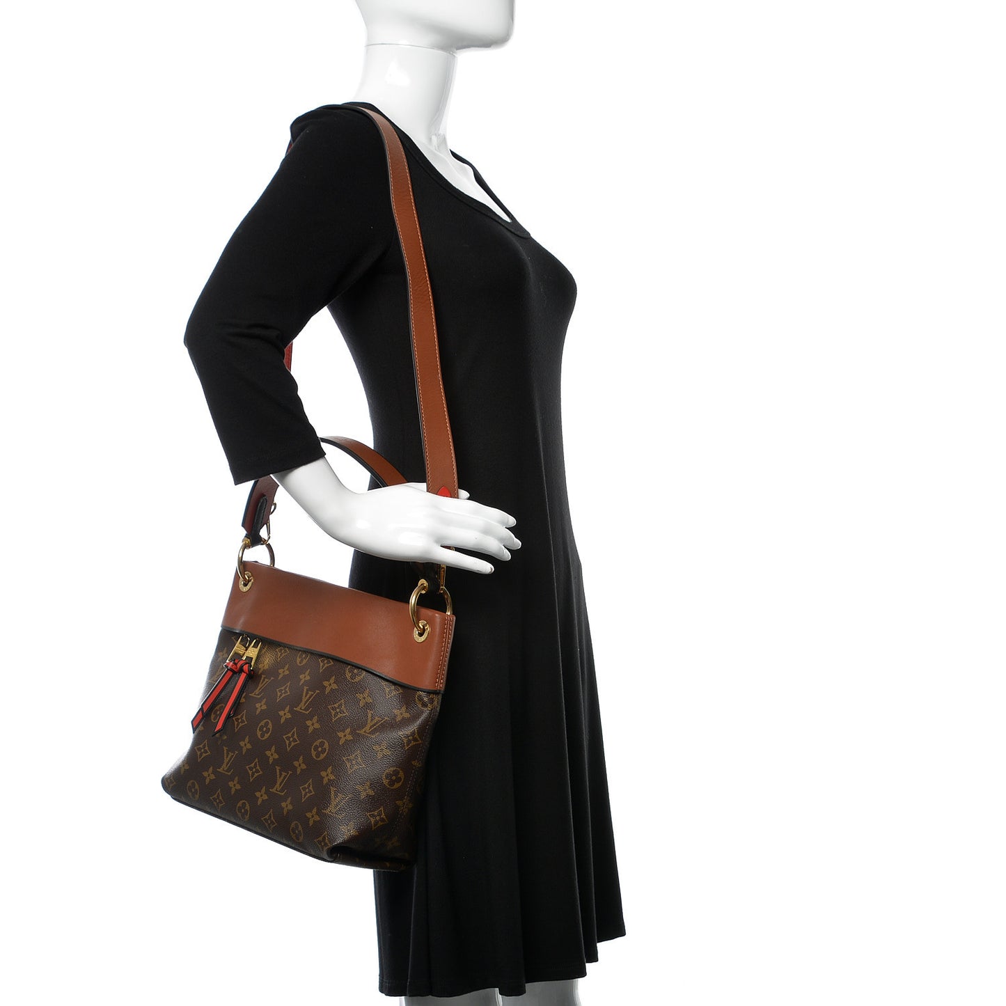 Monogram Tuileries Besace Caramel Rouge