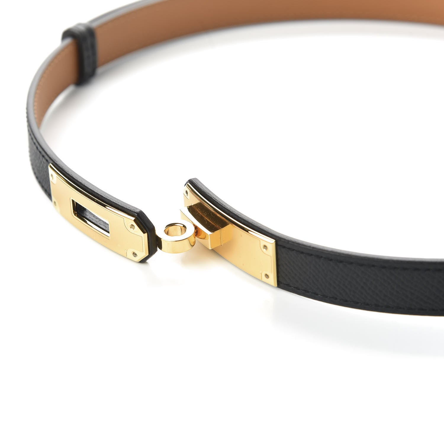 Hermes Epsom Kelly Belt Black 3 of 5