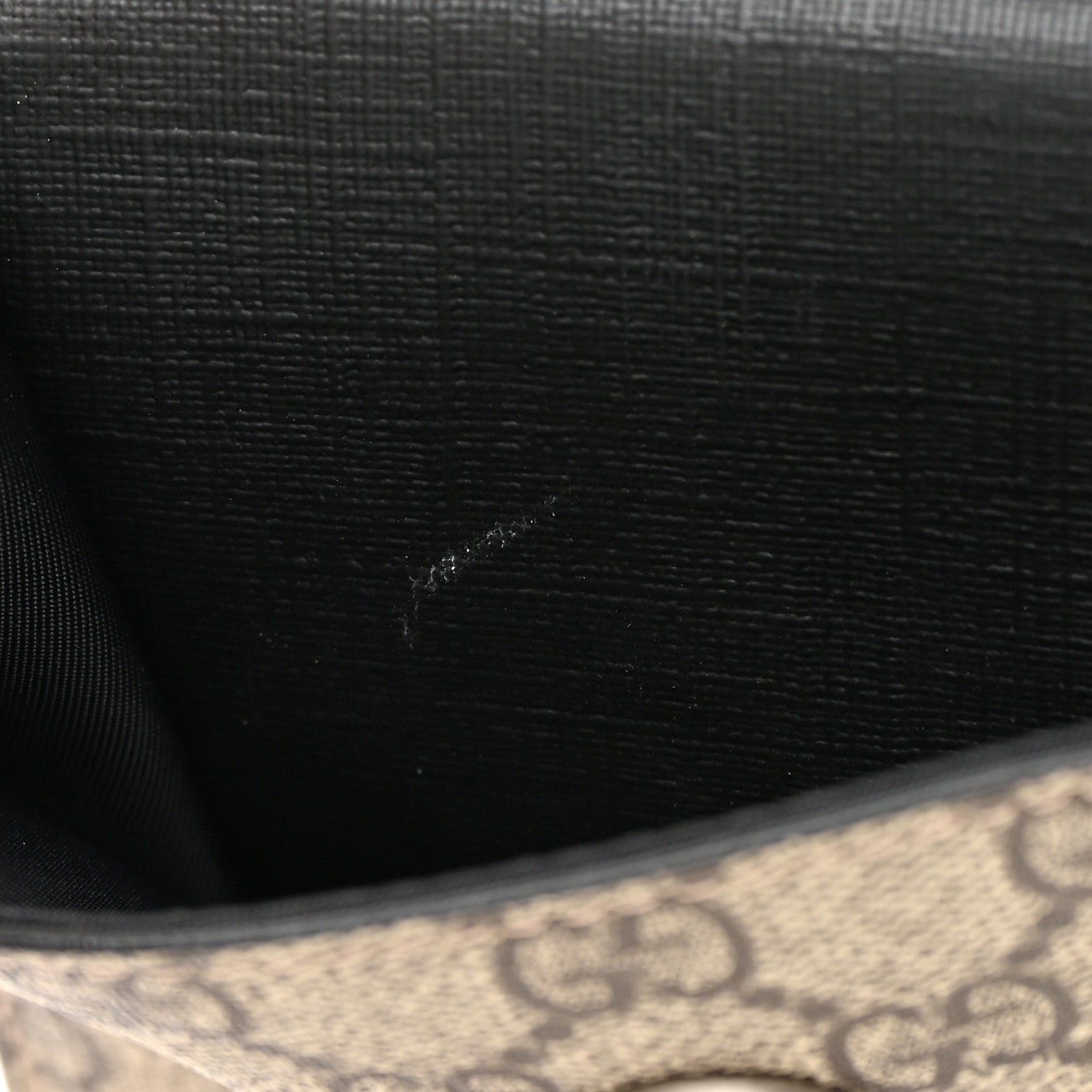 Gucci GG Supreme Monogram Web Belt Bag Black 17 of 18