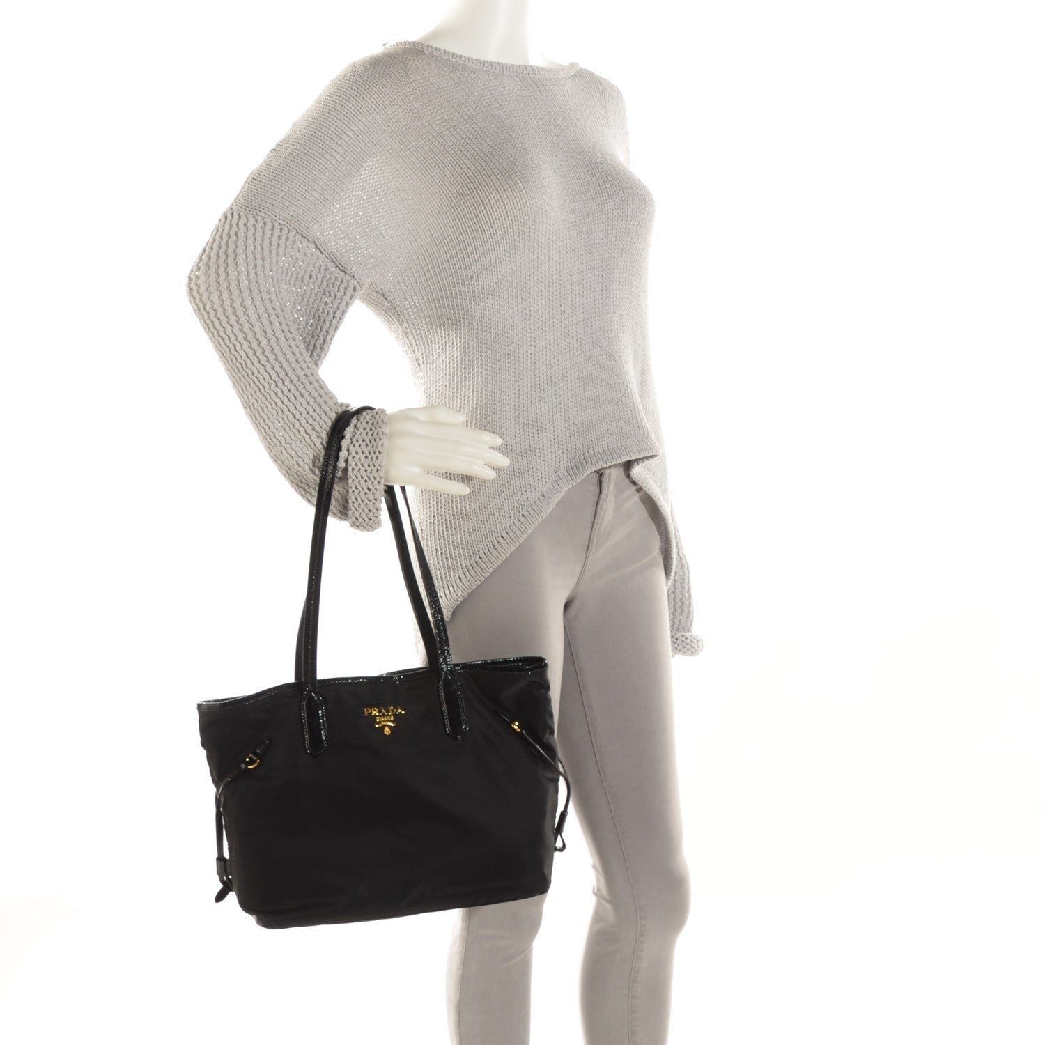 Prada Tessuto Nylon Tote Nero Black 2 of 8