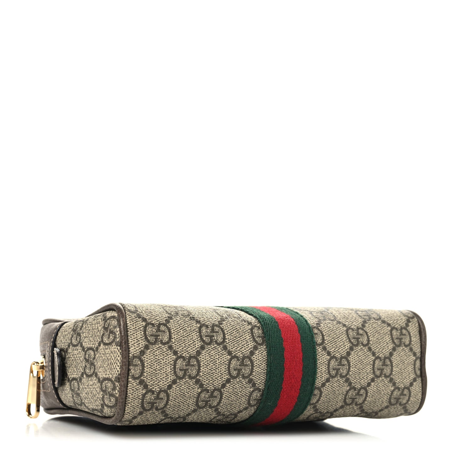 GG Supreme Monogram Web Small Ophidia Belt Bag 75 30 Dark Brown
