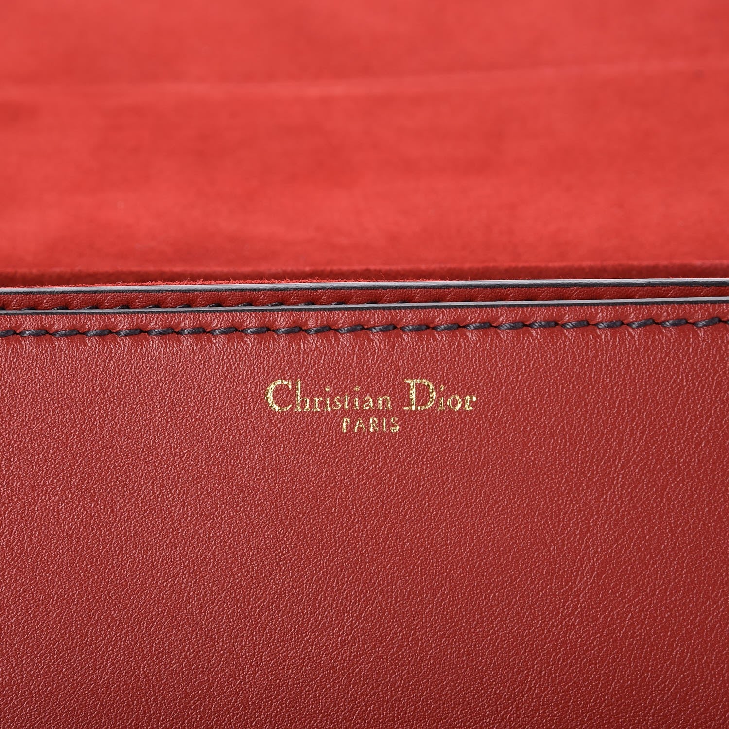 Christian Dior Smooth Calfskin Dio(r)evolution Flap Bag Red 7 of 8