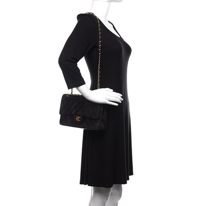 Chanel Lambskin Quilted Medium Double Flap Black 2 of 12