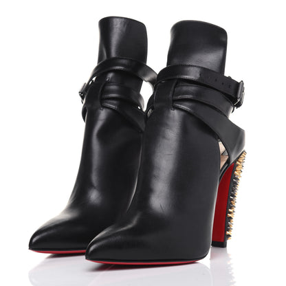Christian Louboutin Calfskin Spike Pumps 37.5 Black 3 of 9