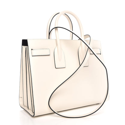 Saint Laurent Calfskin Small Sac De Jour Porcellana Black 4 of 9