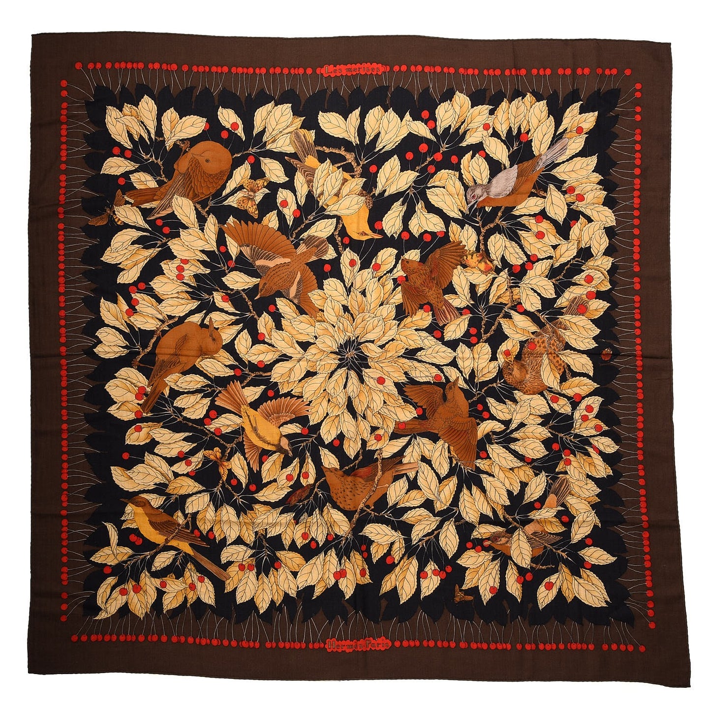 Cashmere Silk Les Merises Shawl 140