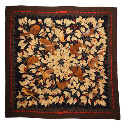 Hermes Cashmere Silk Les Merises Shawl 140 1 of 7