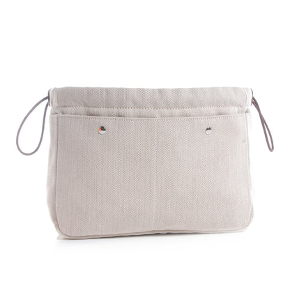 Hermes Canvas Barenia Fourbi 30 GM Pouch Naturel Fauve 1 of 9