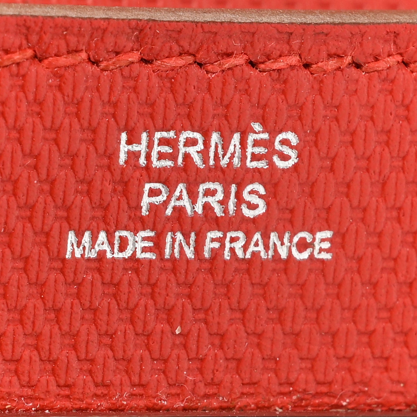 Grain d'H Kelly Longue Wallet Sanguine