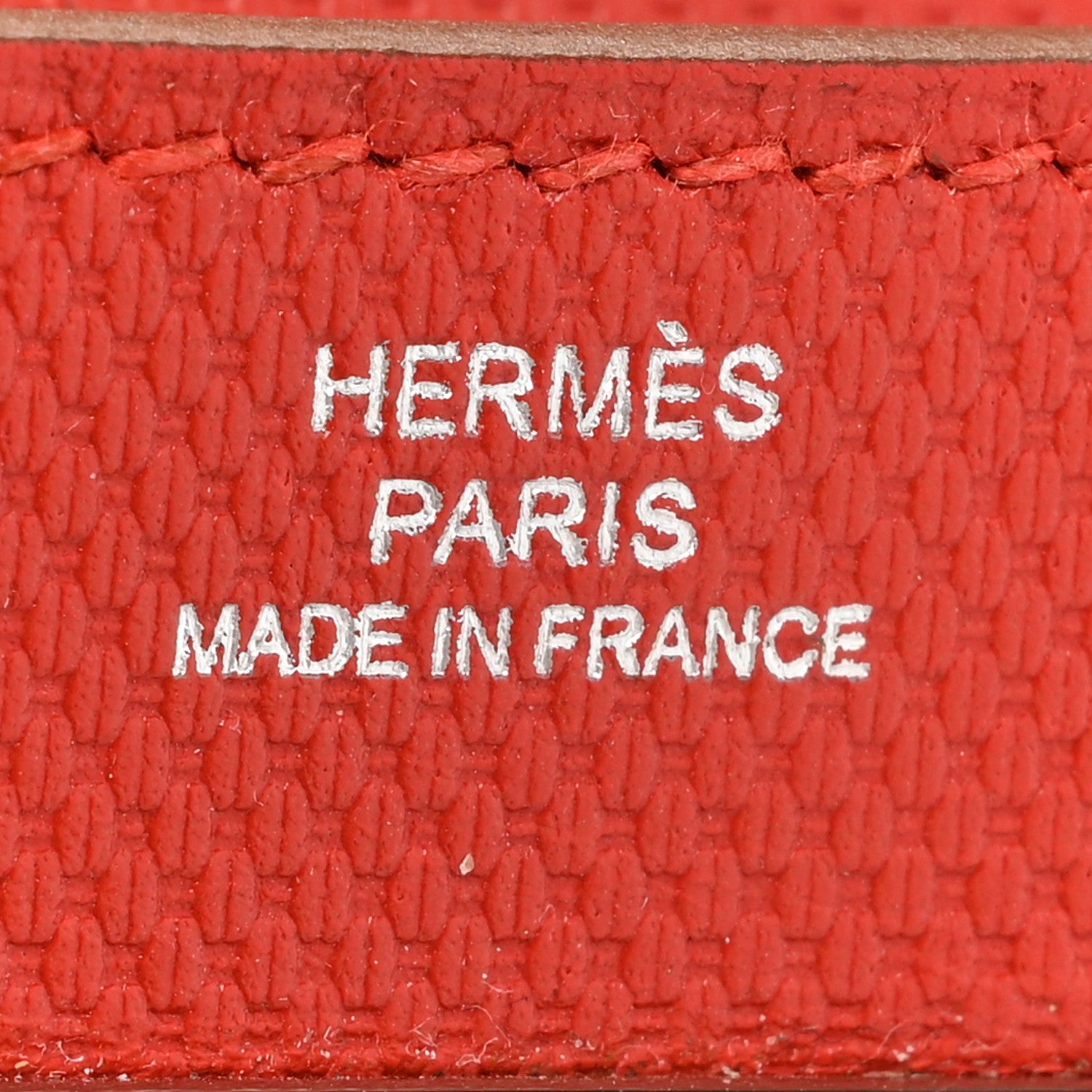 Hermes Grain d'H Kelly Longue Wallet Sanguine 8 of 11