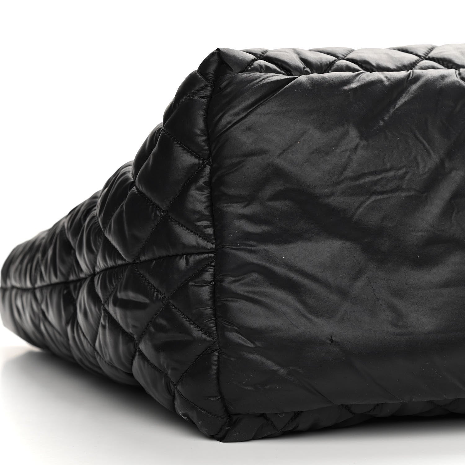 Chanel Nylon Quilted Large Coco Cocoon Tote Black 9 of 11