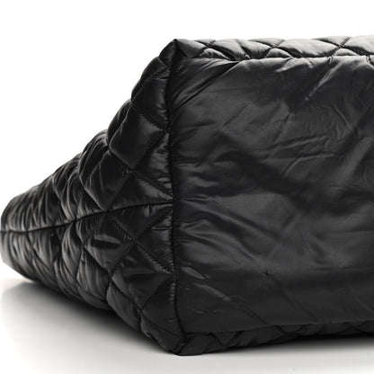 Chanel Nylon Quilted Large Coco Cocoon Tote Black 9 of 11